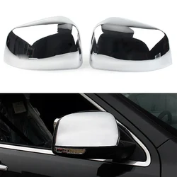 Chrome Car Door Side Rear View Mirror Trim Chromium Styling Cover For Jeep Grand Cherokee WK 2011 2012 2013 2014 2015 2016 2017