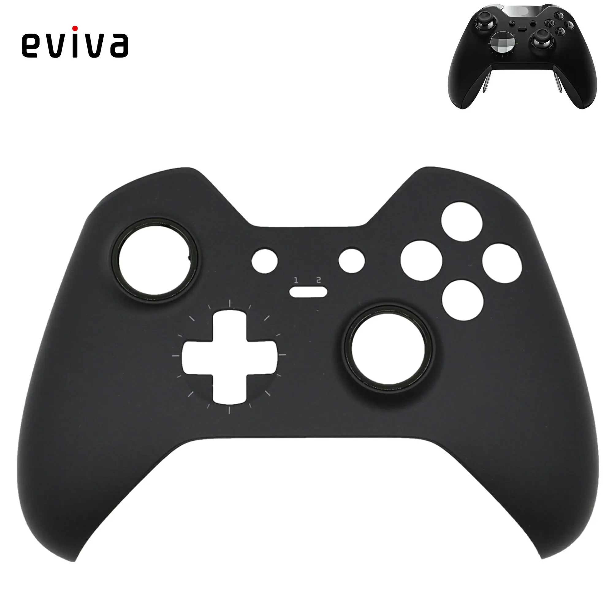 Front Back Cover Case For Xbox Elite Series 1 Controller Rubberised Grips Thumbstick Button Replacement Housing Shell Kit