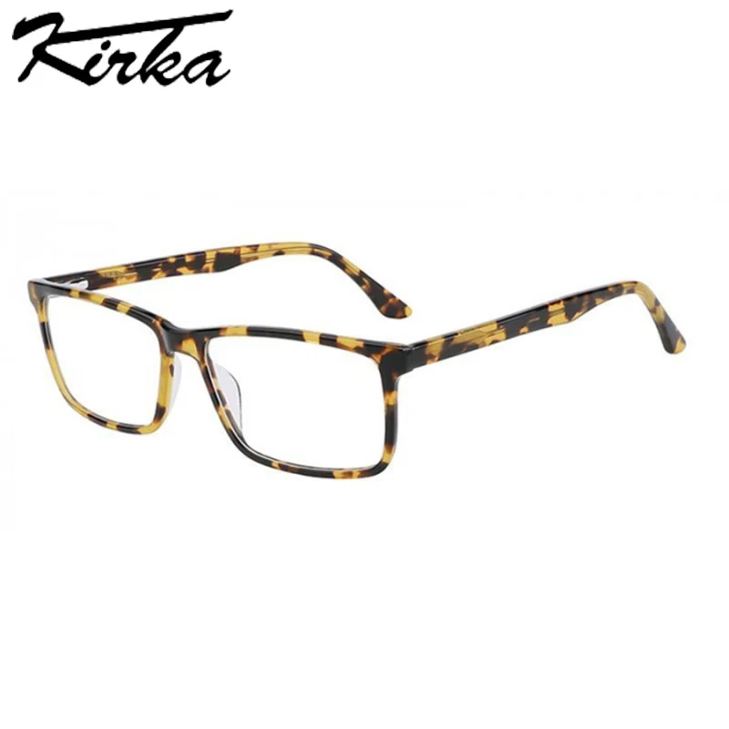 

Kirka Male Glasses Frame Ultralight Eyeglasses Man Eyewear Myopia/Reading Optical Glasses Wear Square Men Acetate Frames WD1152