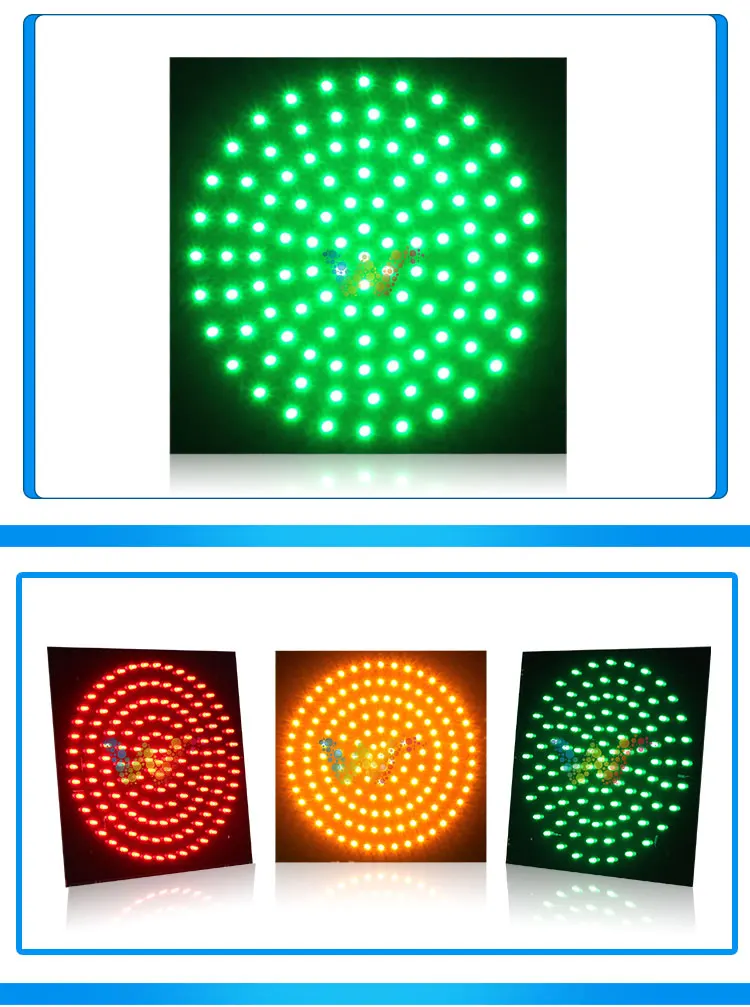 WDM DC12V 300 mm Traffic Light PCB board 290*290 mm Lacquer Coated Three-proofing