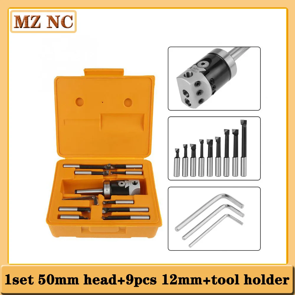 Conjunto Morse Tapper Adaptador Mt2 Mt3 Mt4 r8 Nt30 Nt40 Mais f1 50 mm Polegada Chato Cabeça Mais Peças f1 12 Barra Ferramenta para Máquina Cnc 1