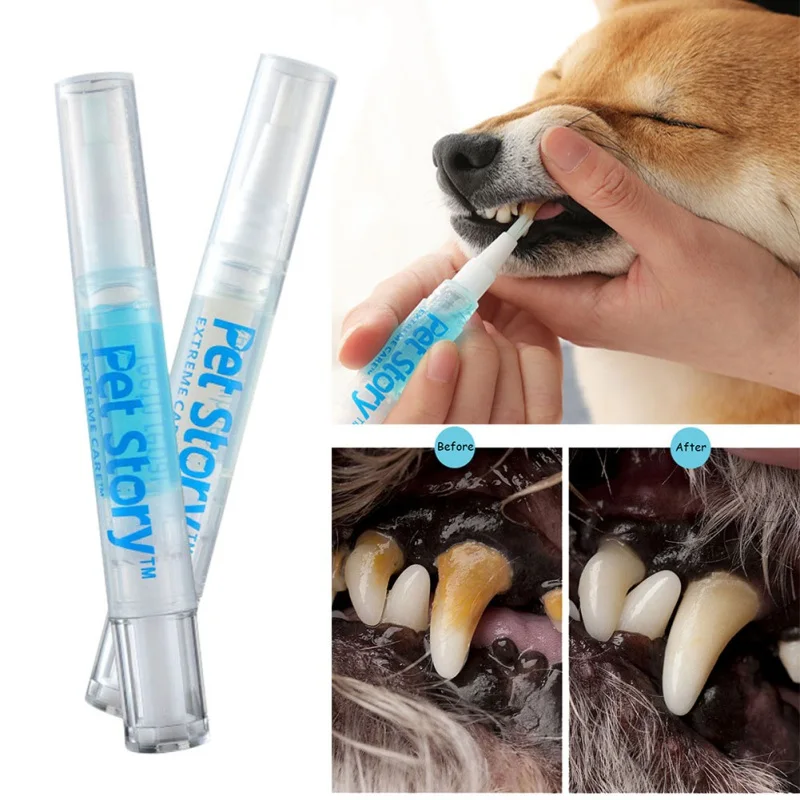 3/5ml Pets Teeth Cleaning Tools Dogs Cats Tartar Remover Dental Stones Scraper Plastic Cleaning Pen Cleaning Tools  #8