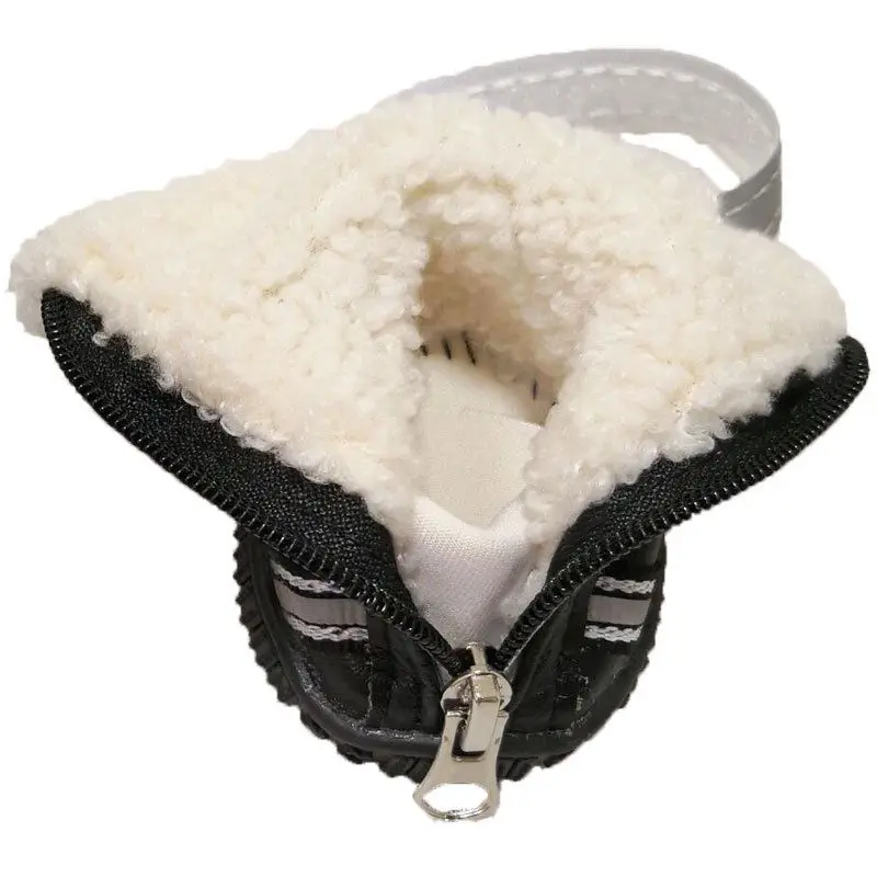 Winter Pet Dog Rain Shoes Waterproof Warm Snow Boots Small Dogs Leather Shoes Non Slip Wear-Resistant For ChiHuaHua York Puppy