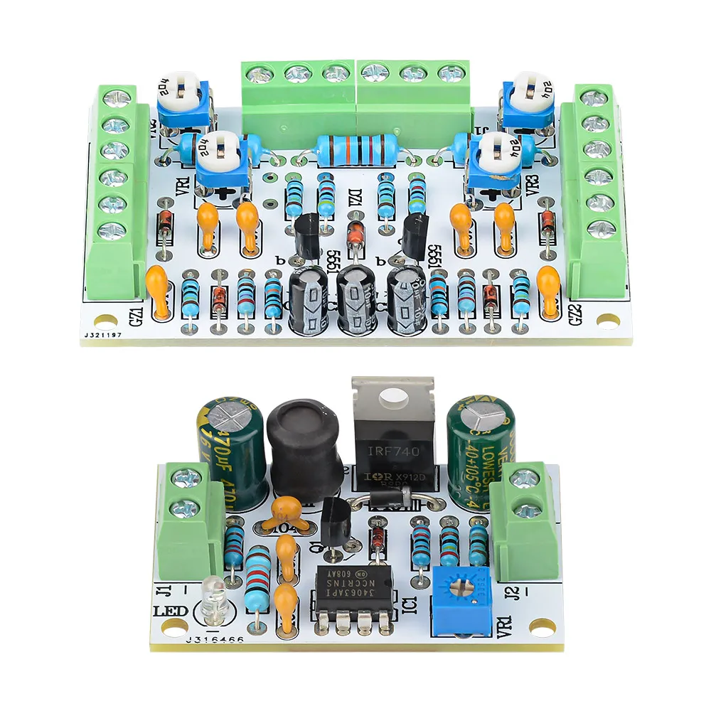 Aiyima 6e2チューブインジケータドライバーキットデュアルチャンネル蛍光度レベルインジケーターアンプ低電圧dc12vオーディオ蛍光