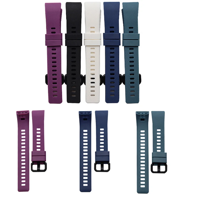 For Huawei Band 4 Pro Strap Soft Silicone Bracelet Watchband Sport Replacement Wrist Strap For Huawei 3/3 Pro Watch Accessories