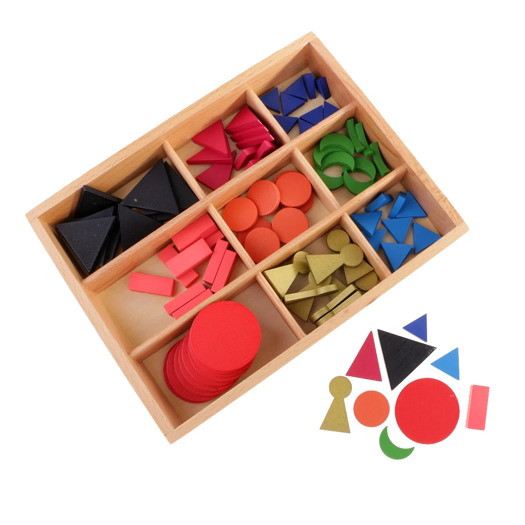 Montessori Language Material Wooden Grammar Symbols Kids Early Learning Toys