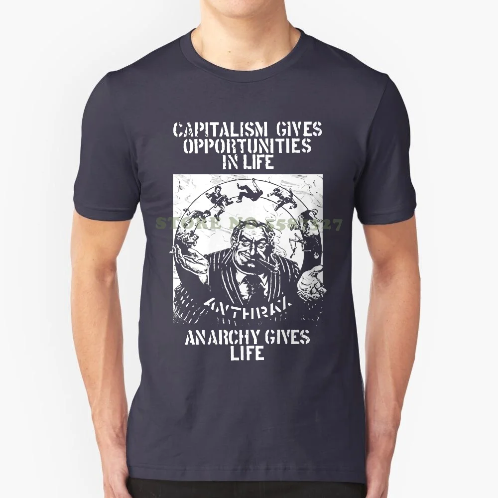 Cotton Fashion Men T Shirt Anthrax Capitalism Is Cannibalism 1982 Ep Album Cover T Shirt