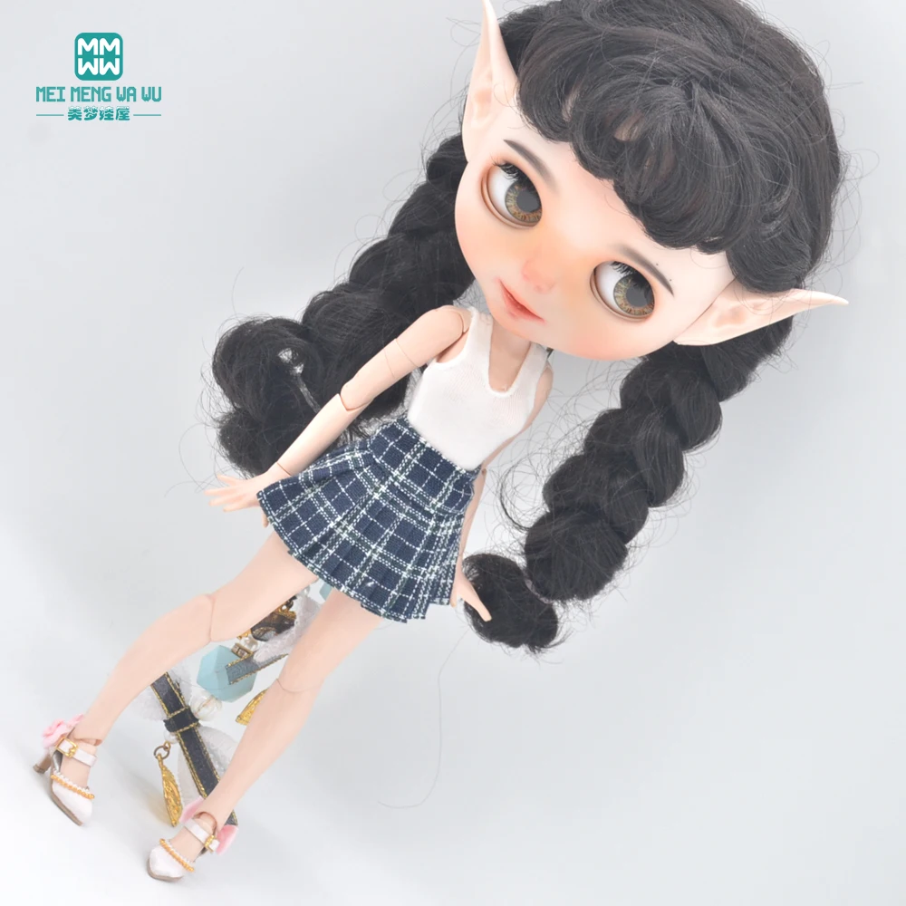 Clothes for Doll Fits Blyth Azone OB22 OB24 Doll Accessories Fashion One-Piece Swimsuit