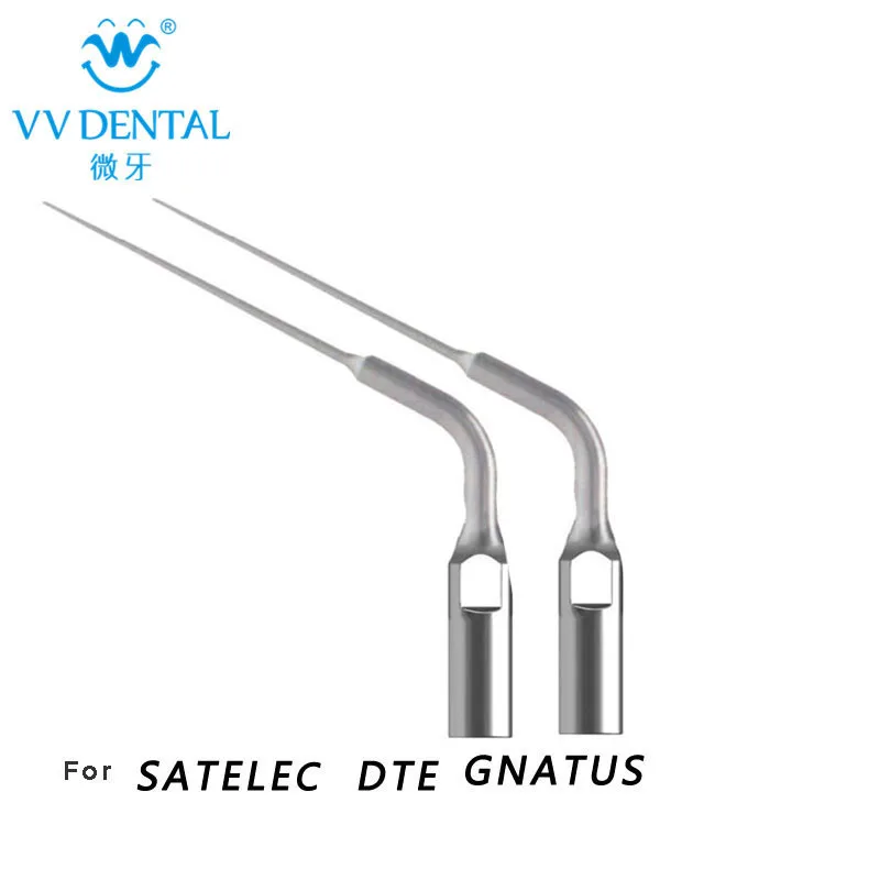 

VVDental 2pcs Dental Endodontic Tips ED4 Ultrasonic File scaling Tips for Satelec/DTE