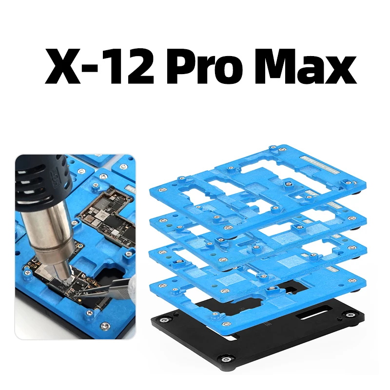 

5 in 1 Motherboard fixture PCB Holder for iphone X/XS/XS MAX/11/11Pro/11Pro Max/12/12Mini/12Pro/12Pro Max Middle Layer soldering