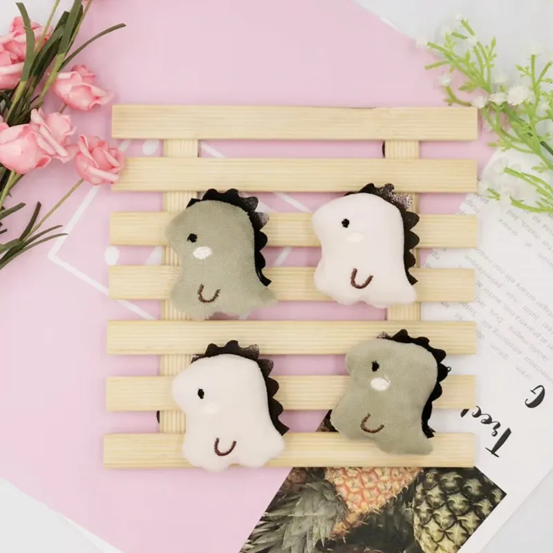 10pcs/lot Cartoon DIY cute animals Plush toys doll patches appliques hair decoration for hair cloth and shoes