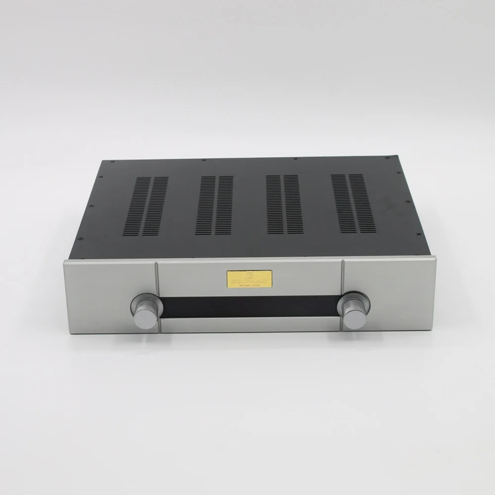 Шасси усилителя звука GAOWEN, корпус усилителя звука для самостоятельной сборки, корпус Hi-Fi, корпус 430*95*340 мм