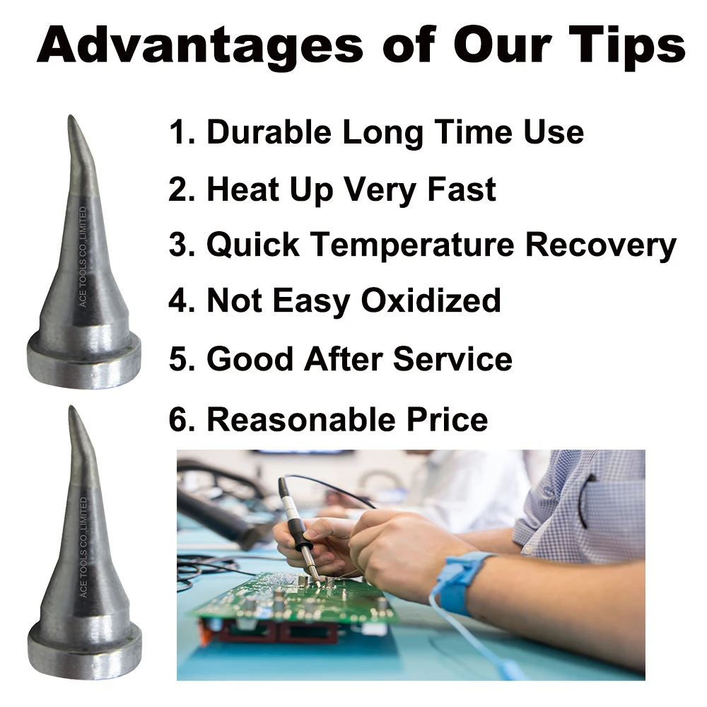 LT1X Bent Conical เปลี่ยน Soldering เคล็ดลับสำหรับ WELLER WP80 WSP80 WSFP8 WD1000 WD2000 WSD81 WS81 WSF81D8 WS81D5จับเหล็ก