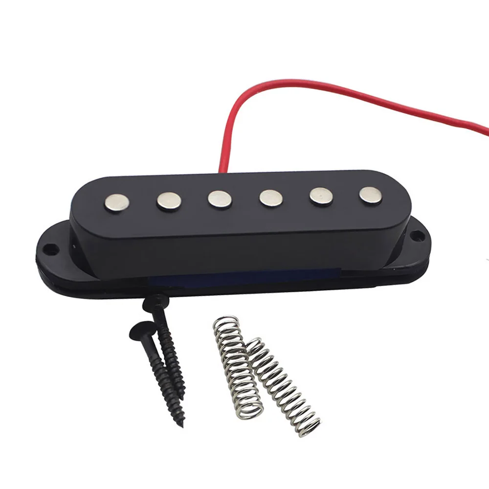 Electric Guitar Pickup Humbucker Single Coil Sound Pickups Black 6 Strings Electric Guitar Parts Musical Instrument Accessories