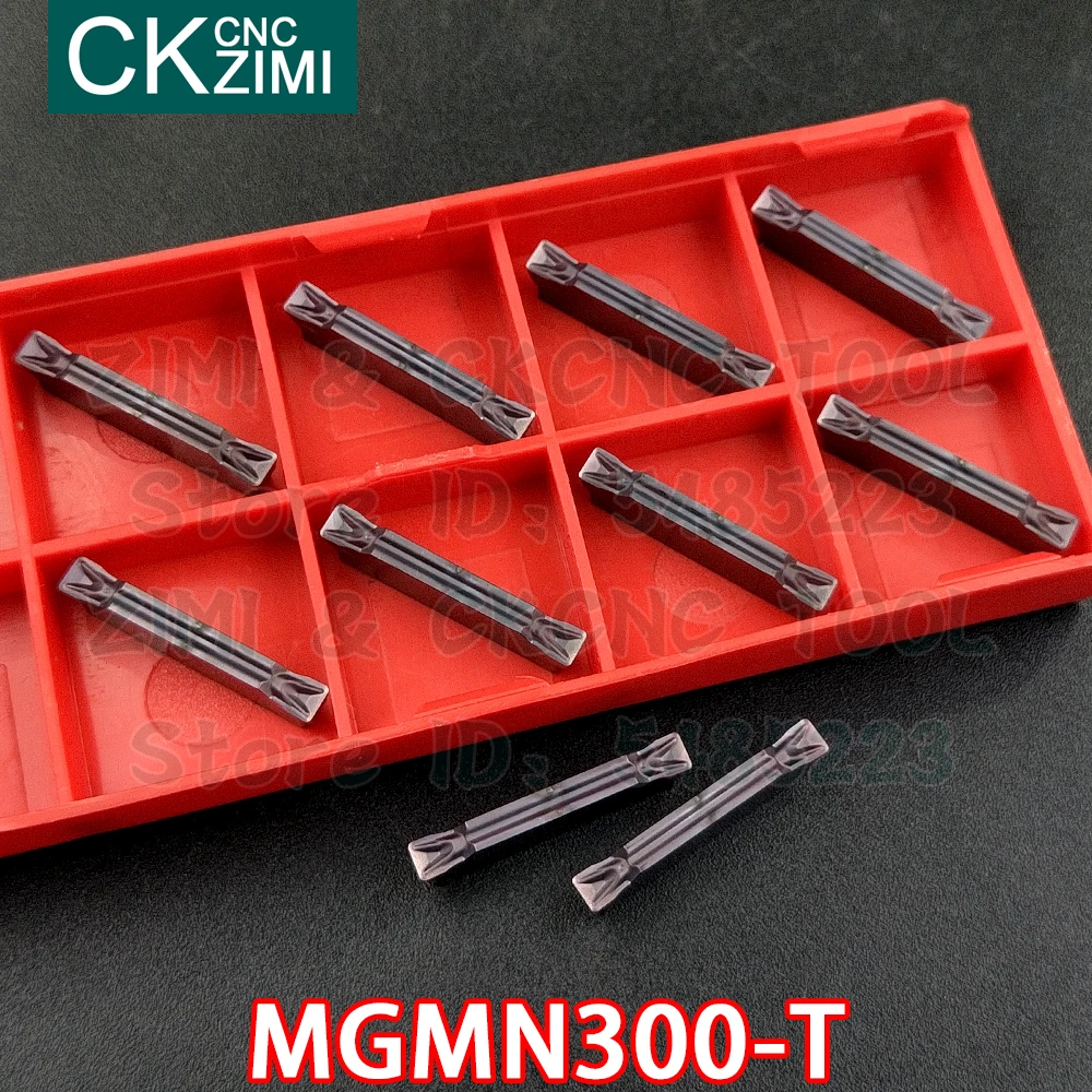 10PC MGMN300-T MGMN 300 T 3mm Carbide Inserts Cutting grooving Inserts tools CNC Machinery Metal lathe Tools for Stainless Steel