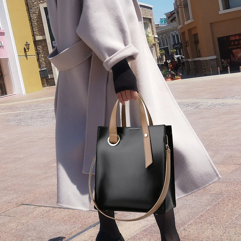 Luxury Large Capasity Leather Bag for Women Handbags Ladies Crossbody Bags top-handle Shoulder Bags Female Big Tote Sac A Main