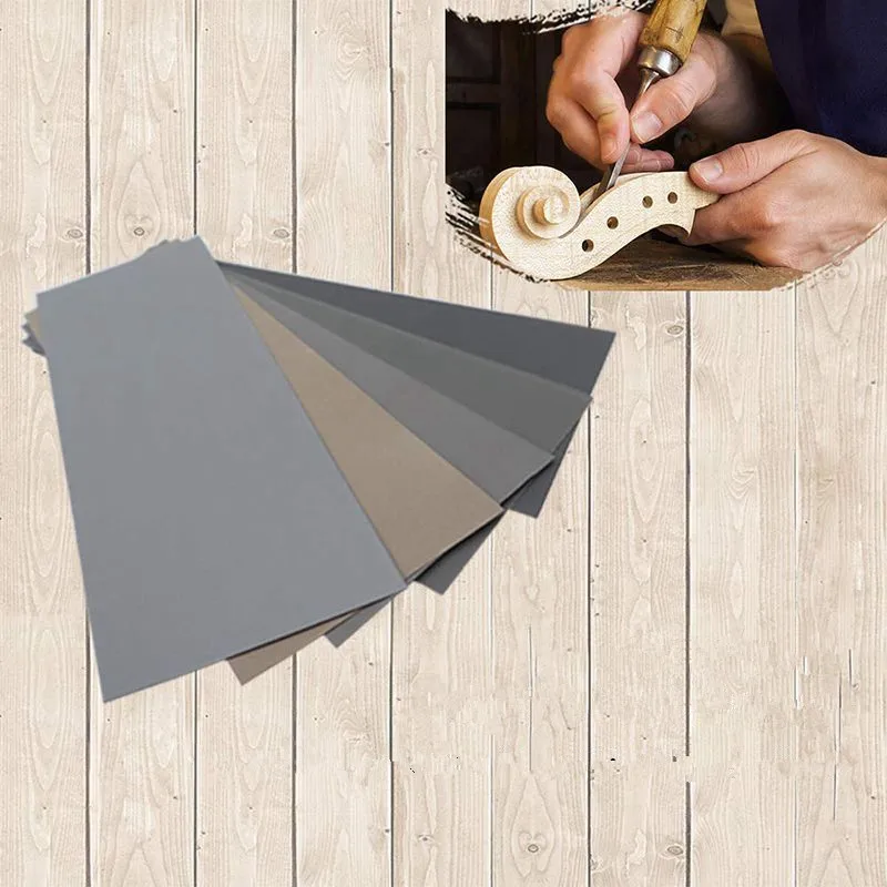 20-teiliges Schleifpapier-Set, Körnung 1000/2000/3000/5000/7000, Schleifpapier, wasser-/trockenes Schleifpapier zum Polieren von Holz und Metall im Automobilbereich – Detail 8