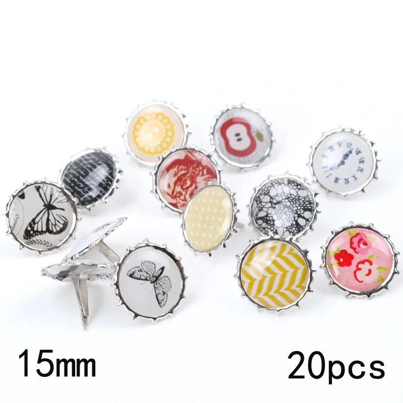 Mix Heart Star Shape Number Rhinestone Studs And Spikes For Clothes Round Square Brads Scrapbooking Embellishment Fastener