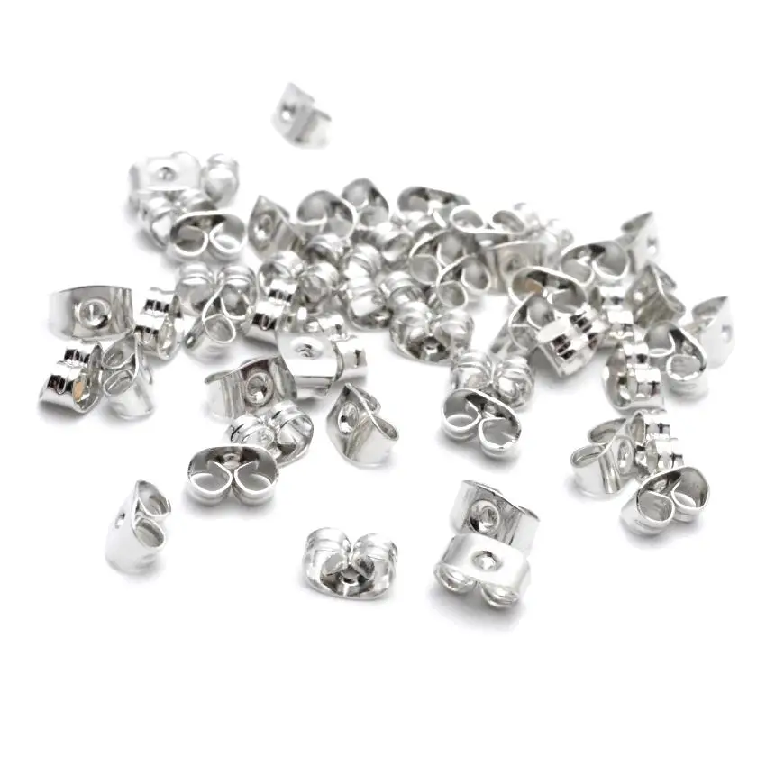 Ocena biżuterii Diy 6*4mm metalowy kolczyk tylna zaślepka DIY tworzenia biżuterii — zdjęcie 6