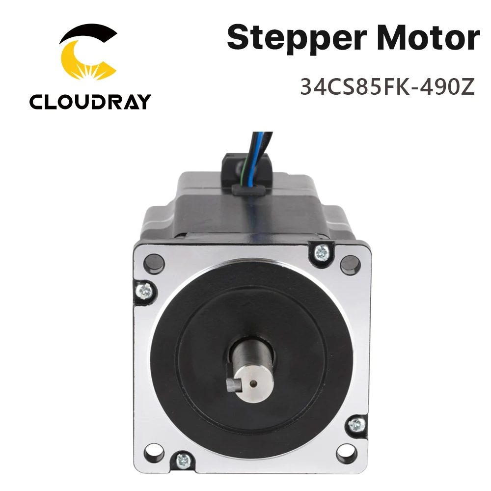 Cloudray Nema 34 Stepper Motor 8.5N.m 4.9A 2 Phase Servo Motor with Brake for CNC Router Engraving Milling Machine