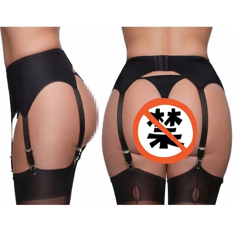 Sexy Women Garter Belts High Waist Mesh Suspender Belt Female Lady Elastic Sexy Lingerie Garters Femme Night Club