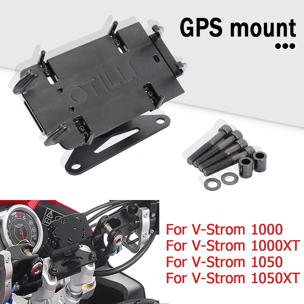 New Mobile Phone Navigation Bracket Motorcycle USB Charging For Suzuki V-Strom 1000 Vstrom 1000XT V-Strom 1050 Vstrom 1050XT