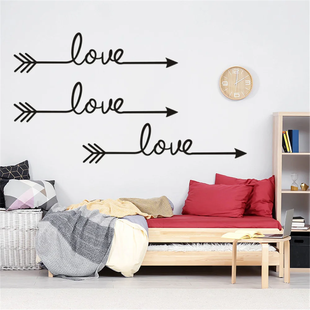 Vinyl wall stickers for kid room Geometric Arrow Removeable Wall Decal Bedroom Livingroom Wall Decor