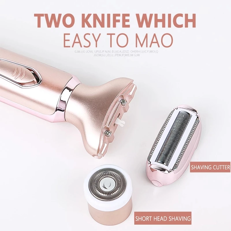 Potongan Rambut Intim Pemangkas Selangkangan Wanita Pencukur Pisau Cukur Wanita Epilator Rahasia untuk Daerah Seks Tempat Bikini Zona Rosor Kemaluan