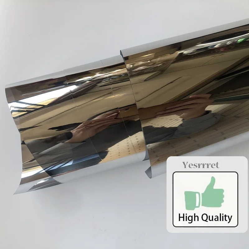 Multi-Width,Length 150cm One Way Mirror Window Film Self-Adhesive Reflective Privacy Glass Tint,Heat Control Solar Films