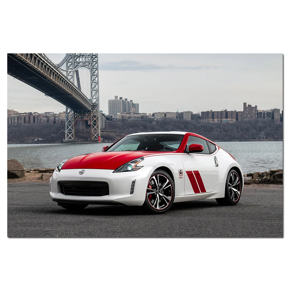 Nissan 370Z 50th Anniversary Edition Supercar Poster and Print Wall Art Canvas Painting Wall Picture For Living Room Decor