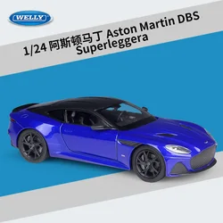 Welly 1:24 Aston Martion DBS Superleggera Static Die Cast Vehicles Collectible Model Car Toys