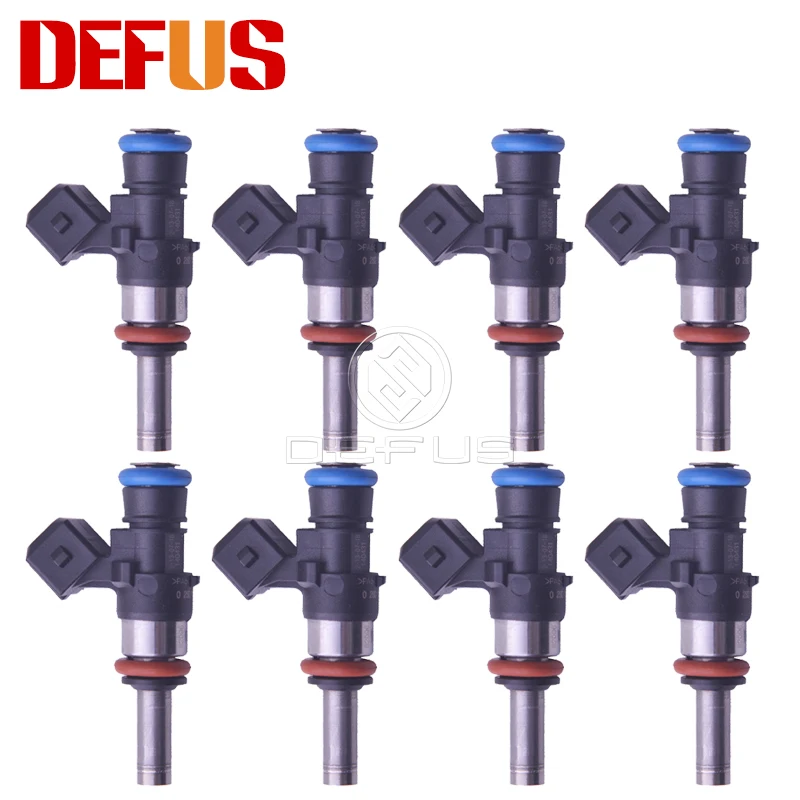 DEFUS 8X 0280158209 870cc 80lbs Nozzle Fuel Injector For Petrol Car EV14 KT Bico Injection Values 12ohms High Impedance NEW