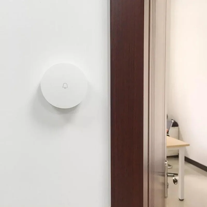 Xiaomi Mijia Linptech Wifi Self-generating Wireless Doorbell No Wiring Power-off Memory Habit Works with Mijia App Smart Control