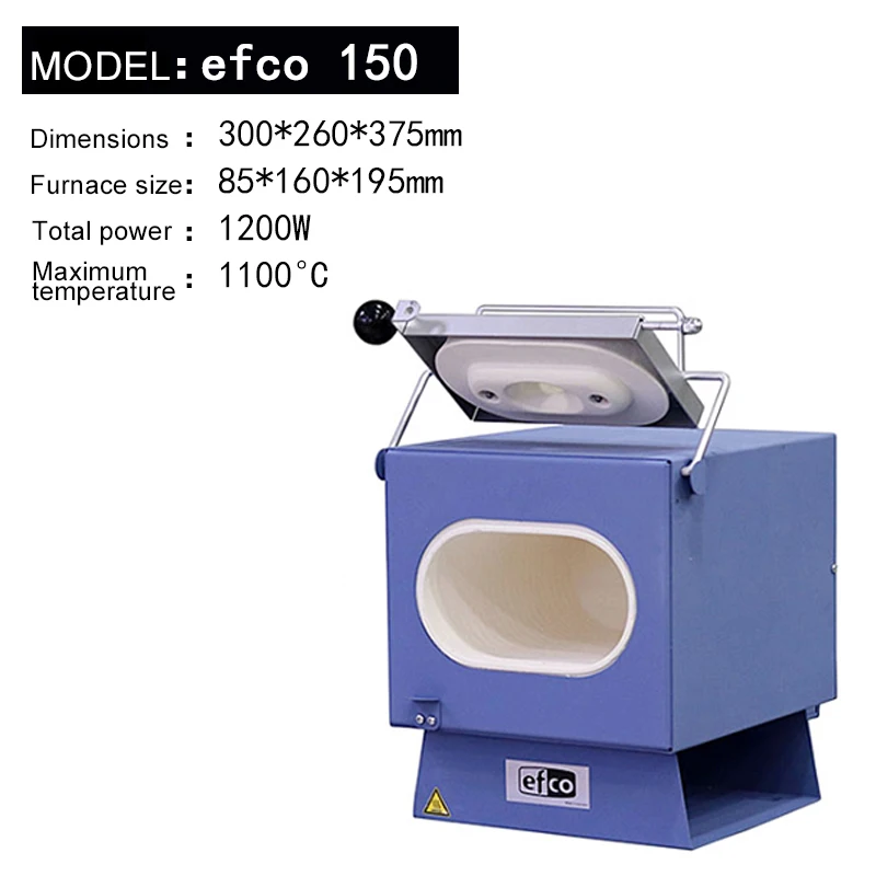 German EFCO Enamel Oven, Digital Temperature Control Electric Stove for Silver Clay, Jewelry, and Ceramic Crafting