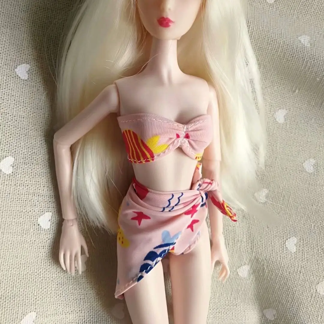 Swimsuits Bikini for 30 cm  1/6 Doll Clothes Swimwear Summer Outfit Swimming Beach Bathing  clothing Accessories Doll Dressing