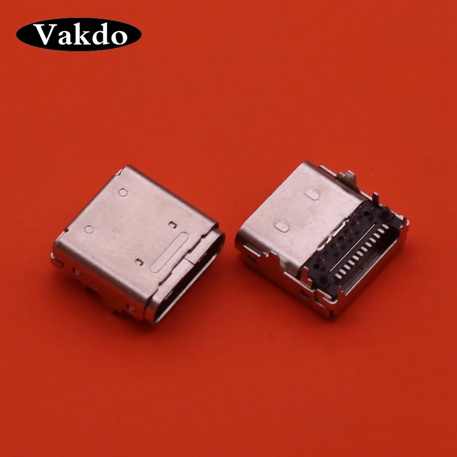 2-20pcs Female Tail plug Connector Suitable for Lenovo Miix510-12ikb 520-12isk Charging Port Built-in Interface Type-c Tail Plug