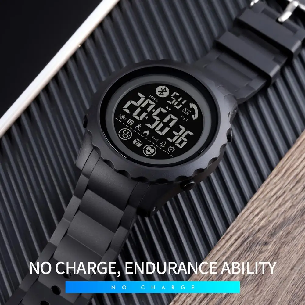 SKMEI Smart Watches Digital Men\'s Watch APP Remind Calorie Smartwatch Waterproof Bluetooth Electronic Watch For Android IOS