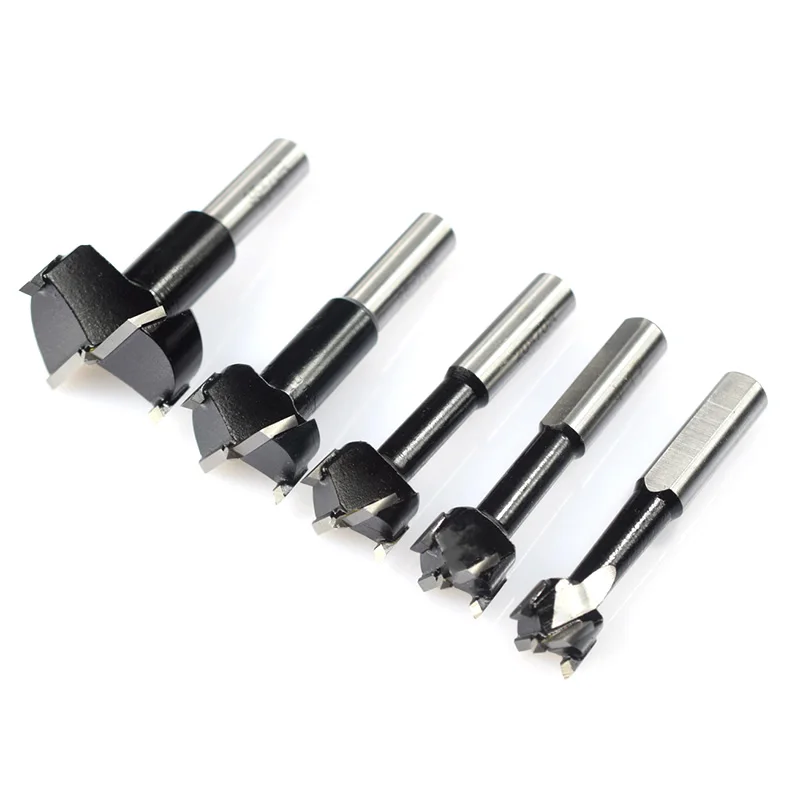 Forstner Boor 4 Fluiten Carbide Hout Router Bit 15-35Mm Gatenzaag 70Mm Core Boor bits Houtbewerking Cutter Gereedschap