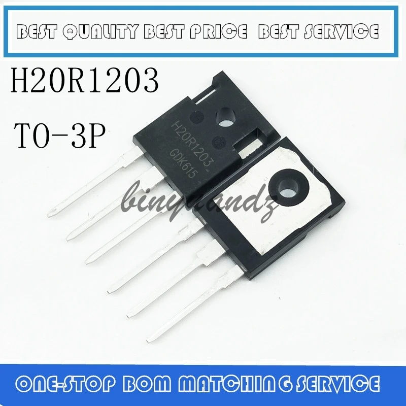 5 قطعة-20 قطعة جديد H20R1203 IHW20N120R3 IGBT رقاقة خاصة التعريفي طباخ معزول بوابة ثنائي القطب عالية الطاقة أنبوب TO-3P