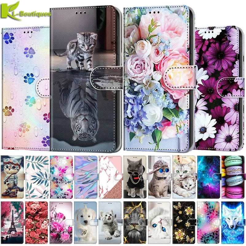 A5 2017 A520 Case For Samsung Galaxy A5 2017 Leather Case for Samsung A5 2017 A 5 A3 2016 Cover Cat Wallet Protective Phone Case