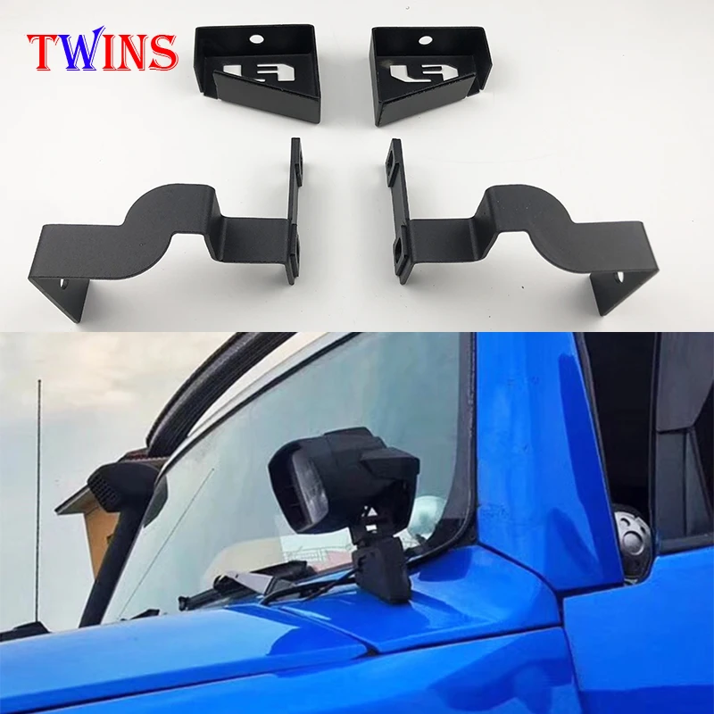 1 Pair Steel Corner Front Cowl Light Mount Brackets For Toyota Fj Cruiser 2007-2014 Work Light Mounting Bracket Car Part