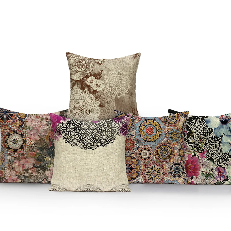 

Nordic Decoration Cushion Cover Plant Flower Pillow Covers Home Decor Sofa Bed Throw Pillow Case Floral Cushions Cases