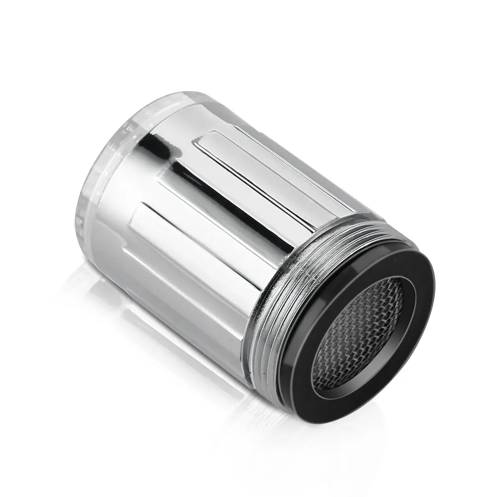 Rubinetto per acqua a LED illuminazione cucina bagno doccia rubinetto rubinetto 7 colori cambia ugello testa Streamlight cascata rubinetto a Led