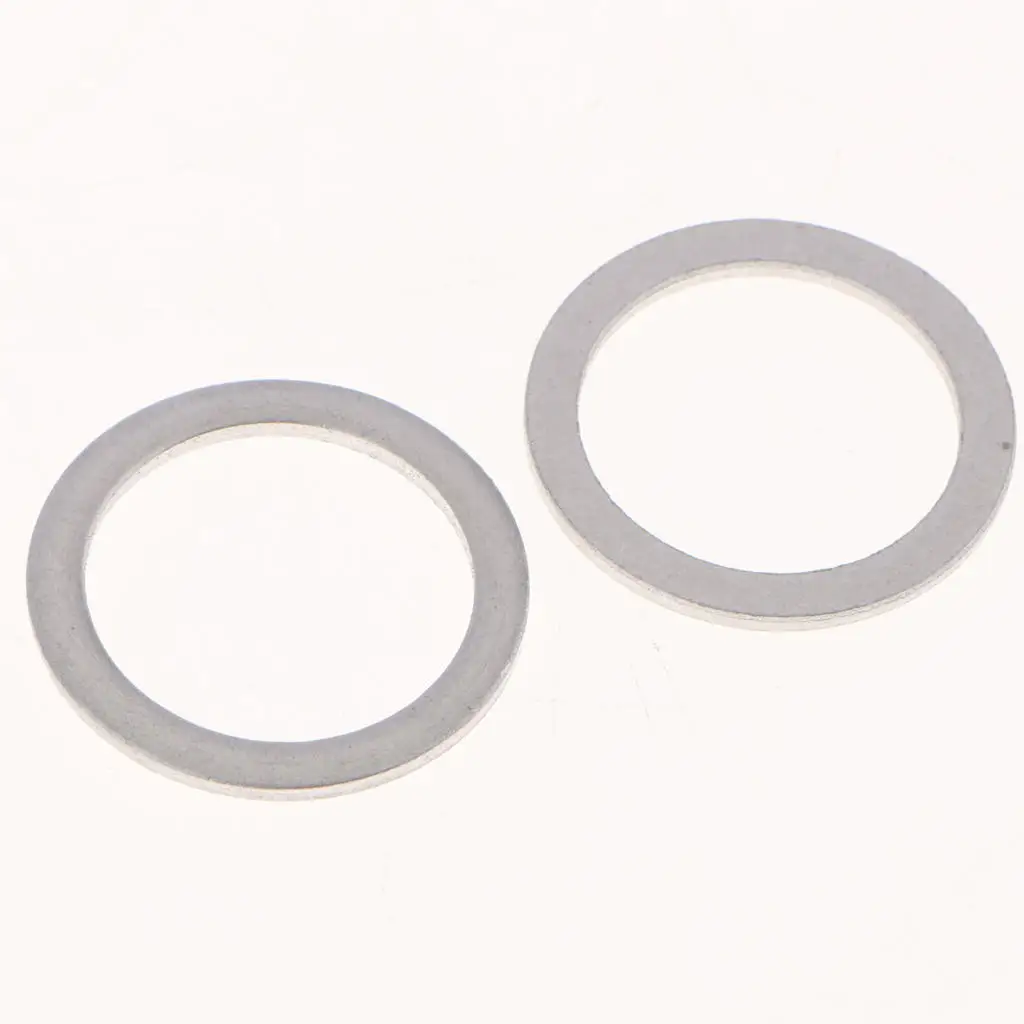 10Pcs 18 ID 24mm OD Oil Drain Plug Crush Washers Gaskets Aluminum Alloy For Toyota for Lexus