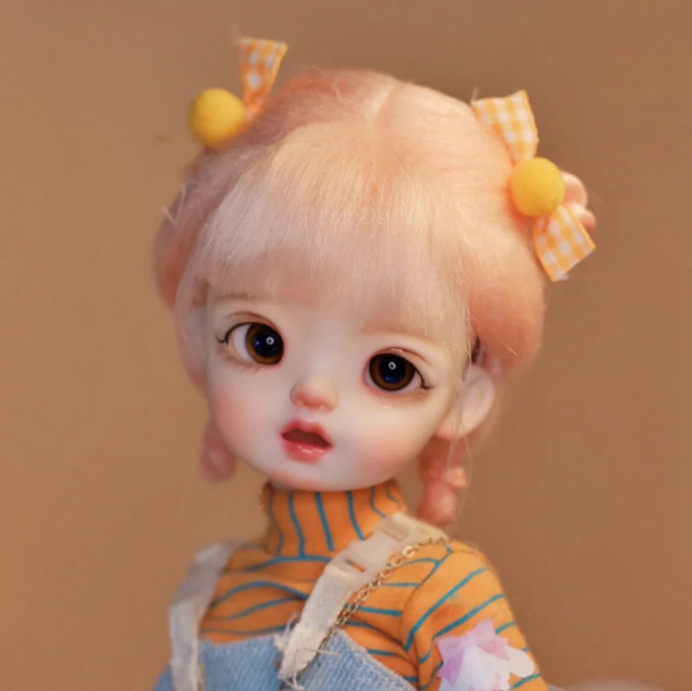 OB11 1/8 1/6 1/4 Schaal BJD Pruik Pop Accessoires Super Leuke Haar Pruiken Voor BJD/SD OB11 YOSD MSD Meisje Accessoires C1431