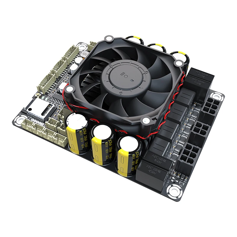 WONDOM 4x100W / 2x100W+1x 200W / 2x200W Class D Audio Amplifier Board w ADAU1701 DSP Bluetooth 5.0 4.0/2.1/2.0 System - JAB5