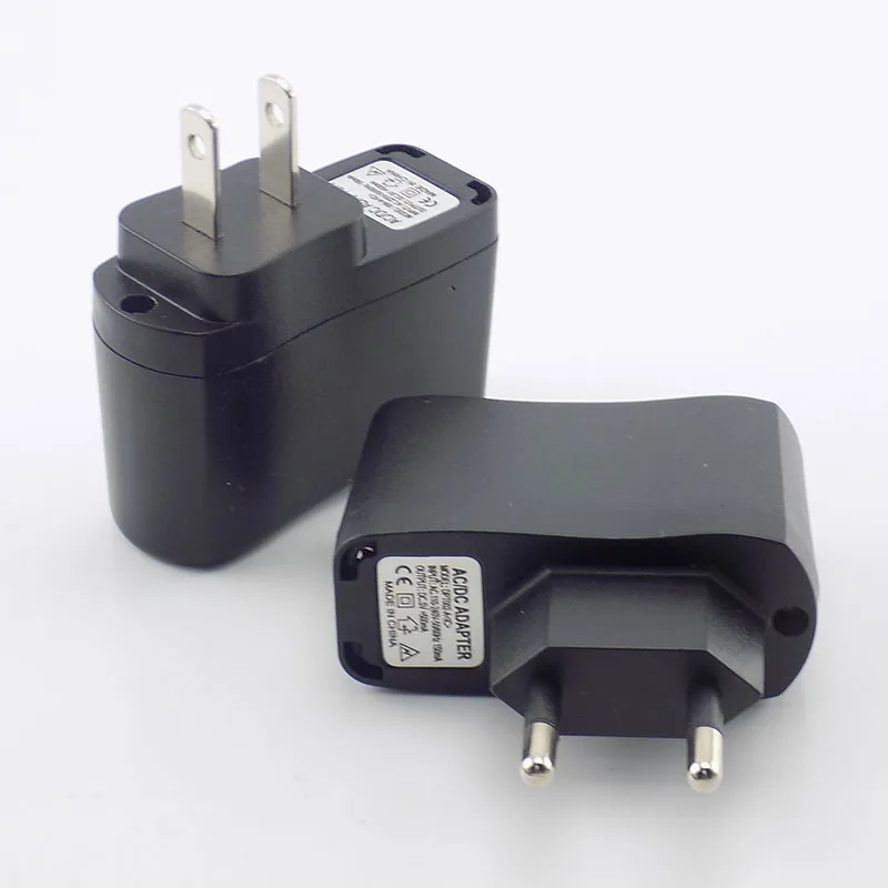 AC to DC USB Charger 5V 0.5A 1A 2A 3A Wall Charging EU/US plug Universal Power Adapter Supply 100V-240V Output