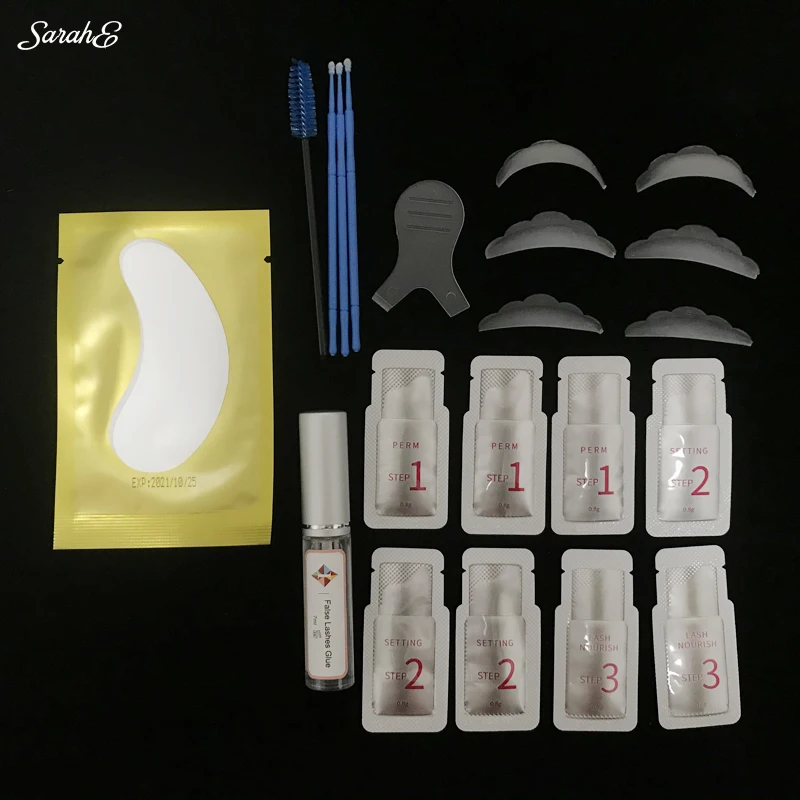Darmowa wysyłka szybka Perm 1 par/partia saszetka lift Lotion 0.8 g/par lashes lift 5 minut stereotyp higiena wygoda użytkowania