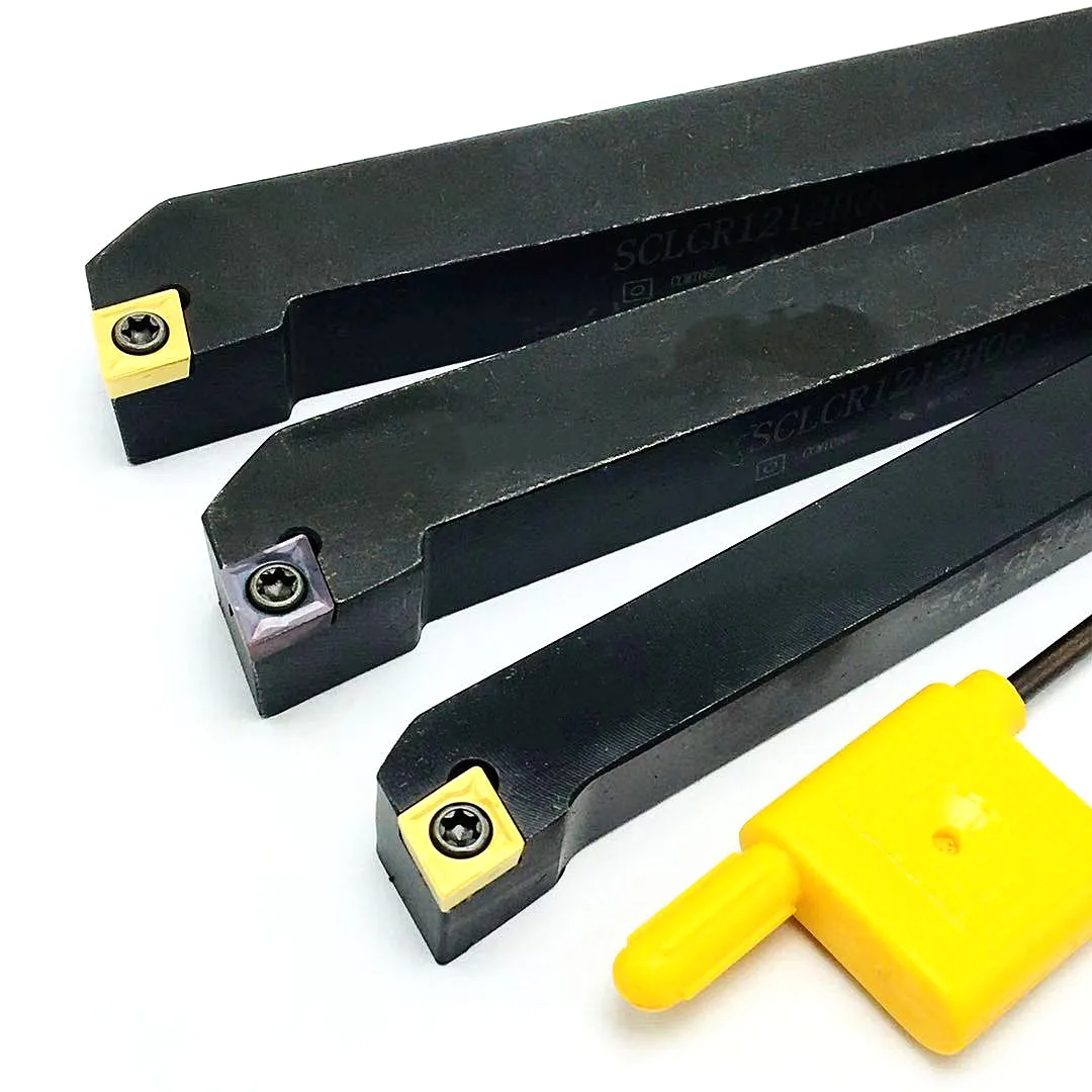 CCMT060204 inserti in metallo duro SCLCR1010H06 SCLCR1212H06 tool portautensili per tornitura esterna per utensili di alesatura CNC