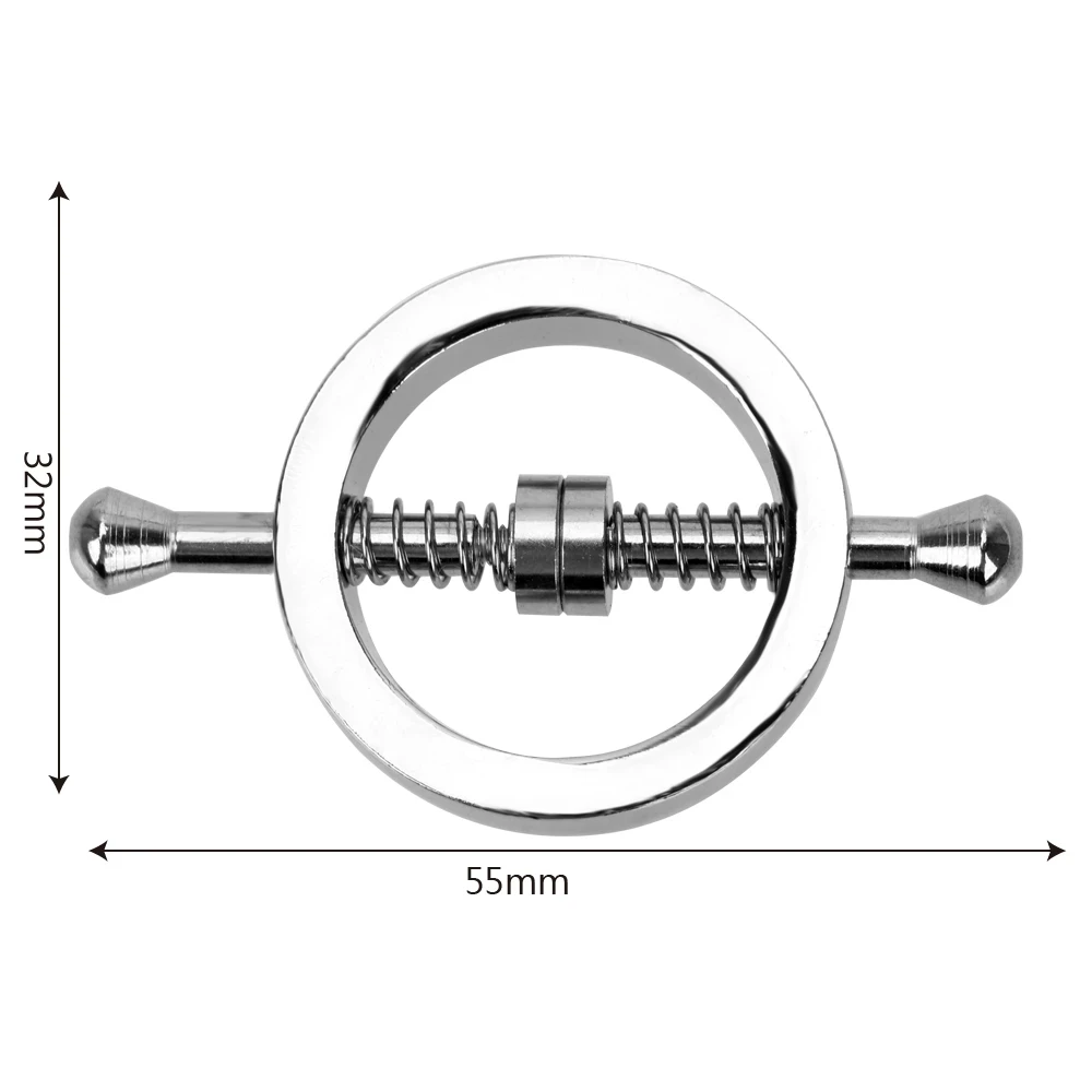 Metal nipple clips Stimulator Female breast nipple Clamps Bondage Restraints Flirting Teasing women sex toy slave Couple play